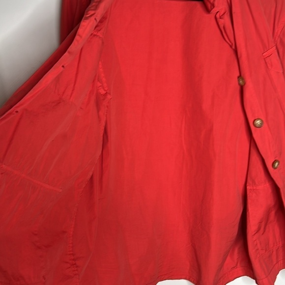 Iceberg History Sz 42 Cotton Trench Safari Button Up Jacket Made in Italy - Picture 9 of 10